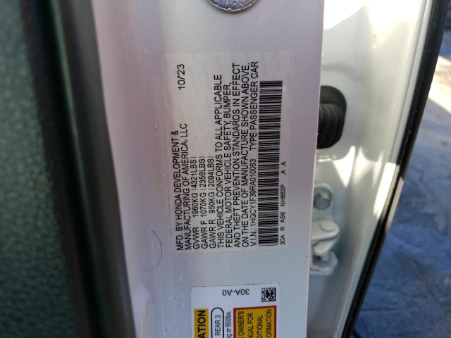 Photo 11 VIN: 1HGCY1F39RA010063 - HONDA ACCORD EX 