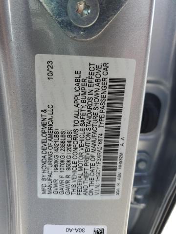 Photo 11 VIN: 1HGCY1F3XRA016874 - HONDA ACCORD EX 