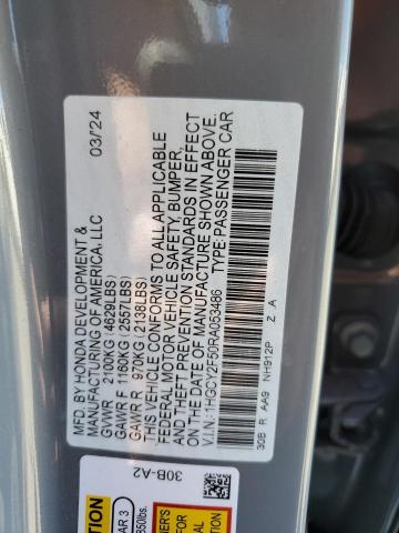 Photo 11 VIN: 1HGCY2F50RA053486 - HONDA ACCORD 