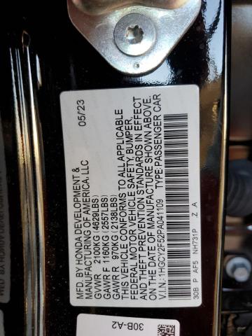 Photo 12 VIN: 1HGCY2F52PA041109 - HONDA ACCORD 