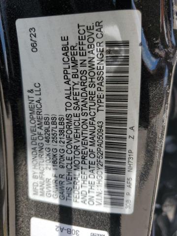 Photo 12 VIN: 1HGCY2F52PA050943 - HONDA ACCORD 