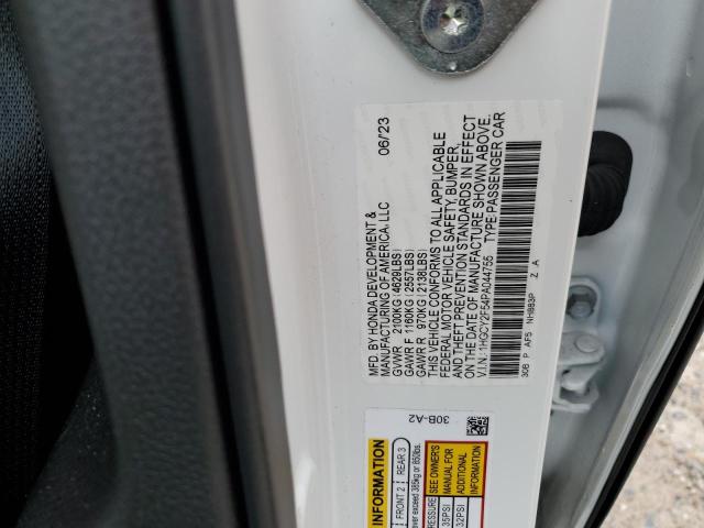 Photo 11 VIN: 1HGCY2F54PA044755 - HONDA ACCORD HYB 