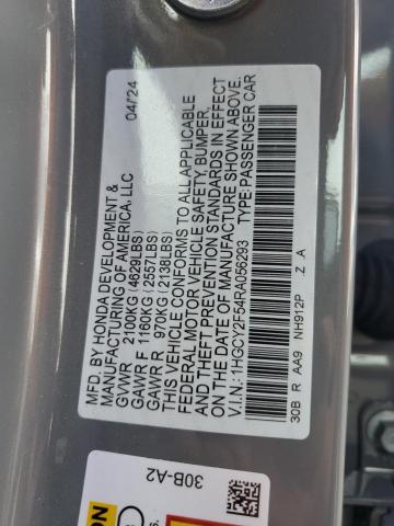 Photo 11 VIN: 1HGCY2F54RA056293 - HONDA ACCORD HYB 