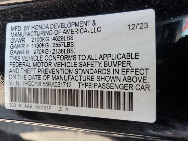 Photo 12 VIN: 1HGCY2F55RA031712 - HONDA ACCORD HYB 