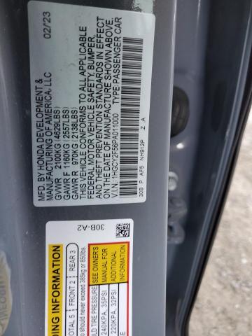 Photo 11 VIN: 1HGCY2F56PA011000 - HONDA ACCORD 