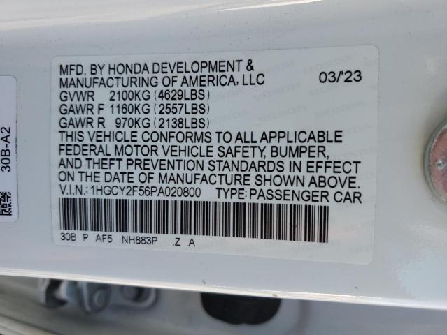 Photo 11 VIN: 1HGCY2F56PA020800 - HONDA ACCORD HYB 