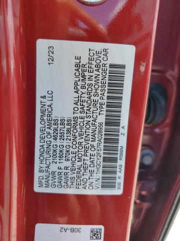 Photo 11 VIN: 1HGCY2F57RA028956 - HONDA ACCORD HYB 