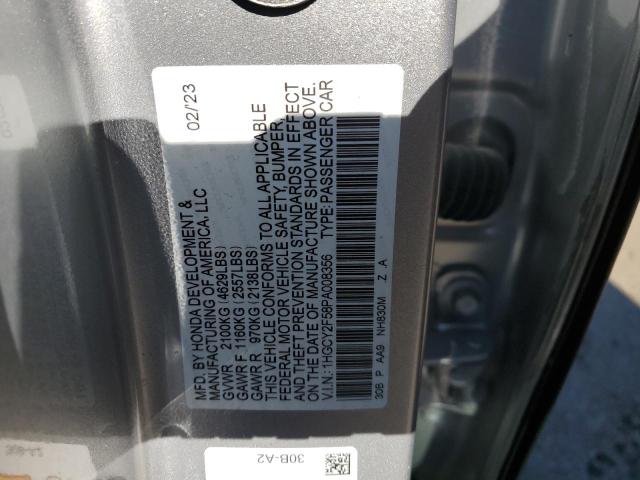 Photo 12 VIN: 1HGCY2F58PA008356 - HONDA ACCORD HYB 