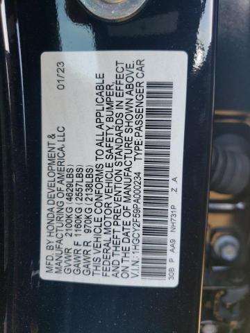 Photo 11 VIN: 1HGCY2F59PA000234 - HONDA ACCORD HYB 