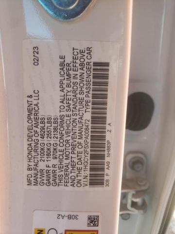 Photo 11 VIN: 1HGCY2F5XPA008472 - HONDA ACCORD 