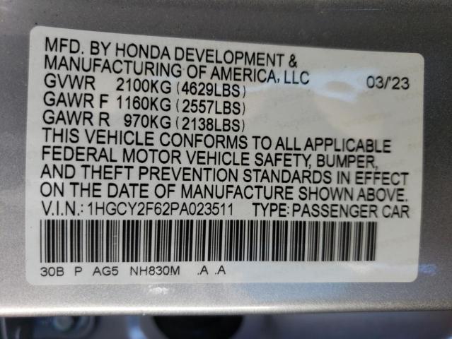 Photo 11 VIN: 1HGCY2F62PA023511 - HONDA ACCORD HYB 