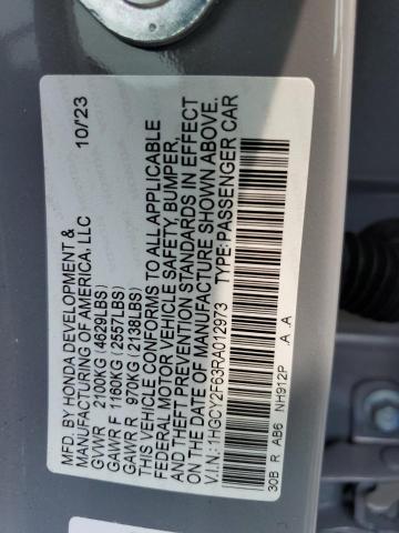 Photo 11 VIN: 1HGCY2F63RA012973 - HONDA ACCORD 