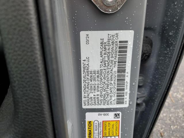 Photo 11 VIN: 1HGCY2F64RA052723 - HONDA ACCORD HYB 