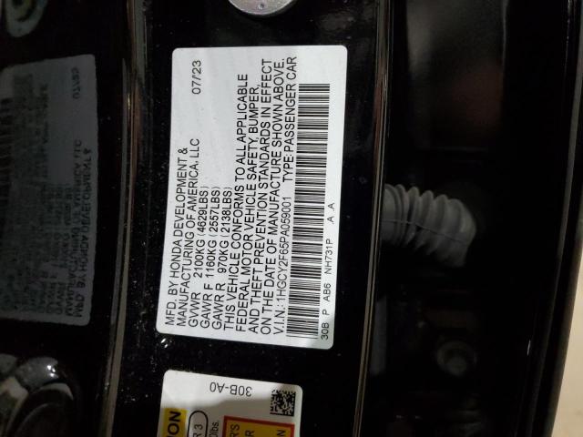 Photo 11 VIN: 1HGCY2F65PA059001 - HONDA ACCORD HYB 