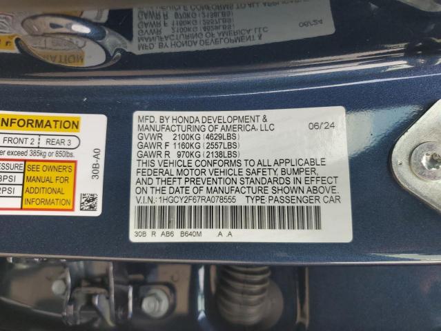 Photo 11 VIN: 1HGCY2F67RA078555 - HONDA ACCORD HYB 