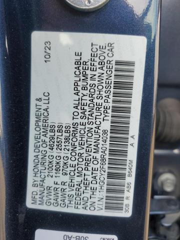 Photo 11 VIN: 1HGCY2F68RA014038 - HONDA ACCORD HYB 