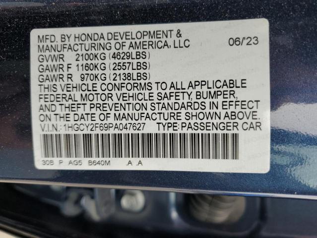 Photo 11 VIN: 1HGCY2F69PA047627 - HONDA ACCORD 