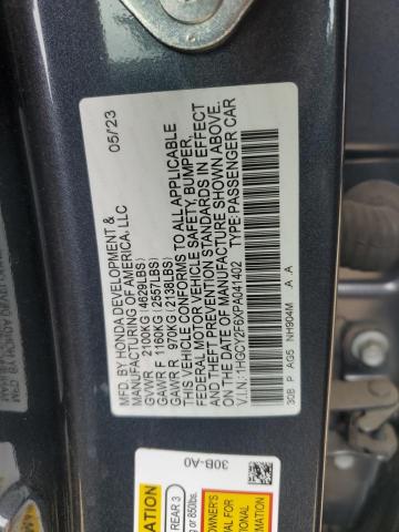 Photo 11 VIN: 1HGCY2F6XPA041402 - HONDA ACCORD HYB 