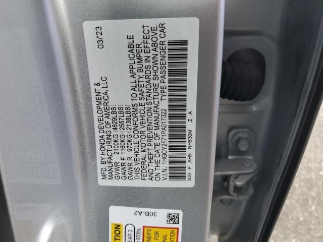 Photo 12 VIN: 1HGCY2F71PA017322 - HONDA ACCORD 