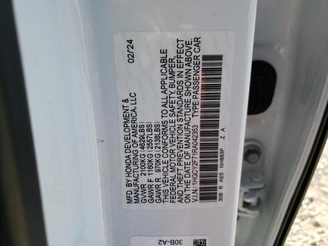 Photo 11 VIN: 1HGCY2F71RA042353 - HONDA ACCORD HYB 