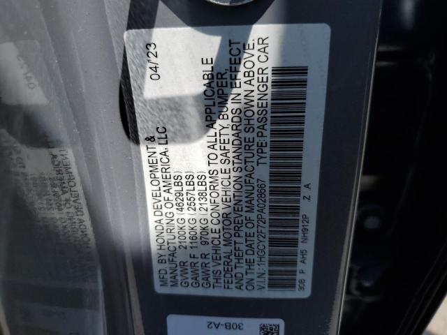 Photo 11 VIN: 1HGCY2F72PA028667 - HONDA ACCORD HYB 