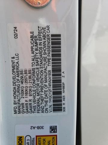 Photo 11 VIN: 1HGCY2F74RA041908 - HONDA ACCORD HYB 