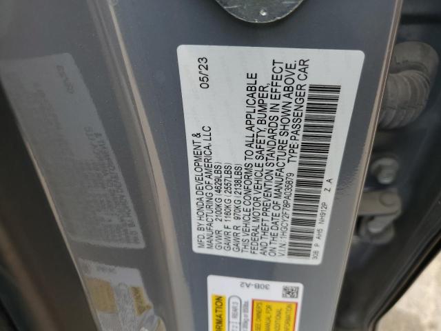 Photo 11 VIN: 1HGCY2F78PA035879 - HONDA ACCORD HYB 