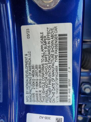 Photo 11 VIN: 1HGCY2F79PA024664 - HONDA ACCORD HYB 