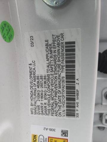 Photo 11 VIN: 1HGCY2F7XPA013978 - HONDA ACCORD 