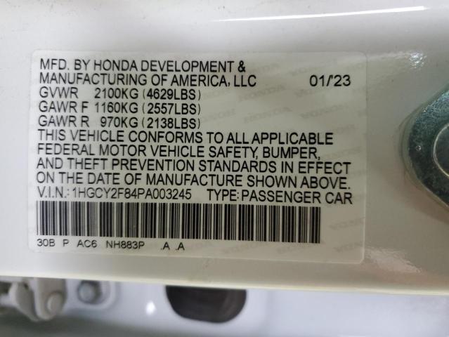 Photo 11 VIN: 1HGCY2F84PA003245 - HONDA ACCORD TOU 