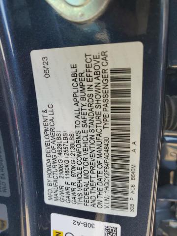 Photo 11 VIN: 1HGCY2F84PA048430 - HONDA ACCORD TOU 