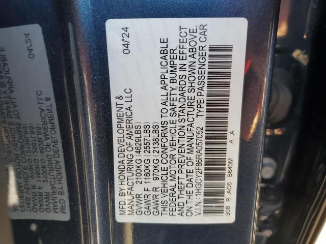 Photo 12 VIN: 1HGCY2F86RA057052 - HONDA ACCORD TOU 