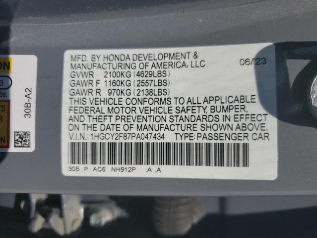 Photo 11 VIN: 1HGCY2F87PA047434 - HONDA ACCORD TOU 