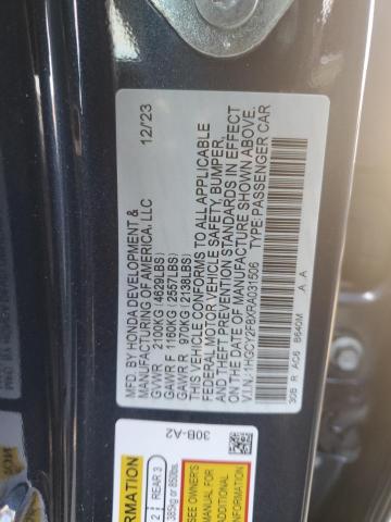 Photo 11 VIN: 1HGCY2F8XRA031506 - HONDA ACCORD TOU 