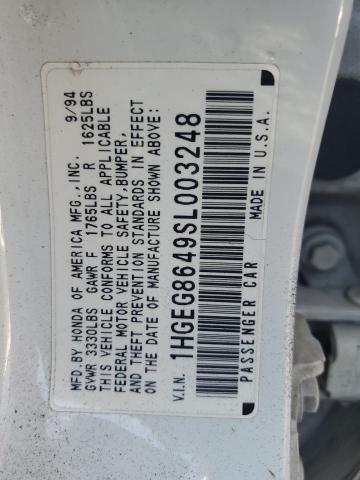 Photo 11 VIN: 1HGEG8649SL003248 - HONDA CIVIC 