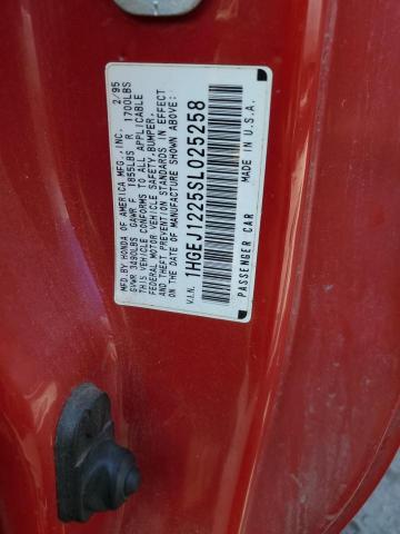 Photo 11 VIN: 1HGEJ1225SL025258 - HONDA CIVIC EX 