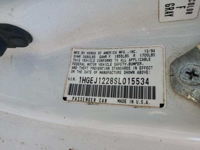 Photo 11 VIN: 1HGEJ1228SL015534 - HONDA CIVIC EX 