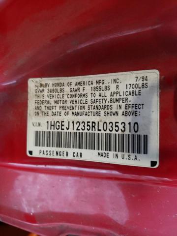 Photo 11 VIN: 1HGEJ1235RL035310 - HONDA CIVIC 