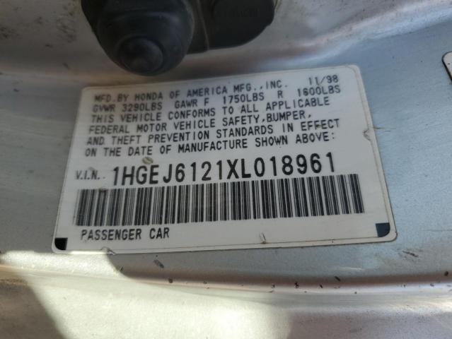 Photo 11 VIN: 1HGEJ6121XL018961 - HONDA CIVIC DX 