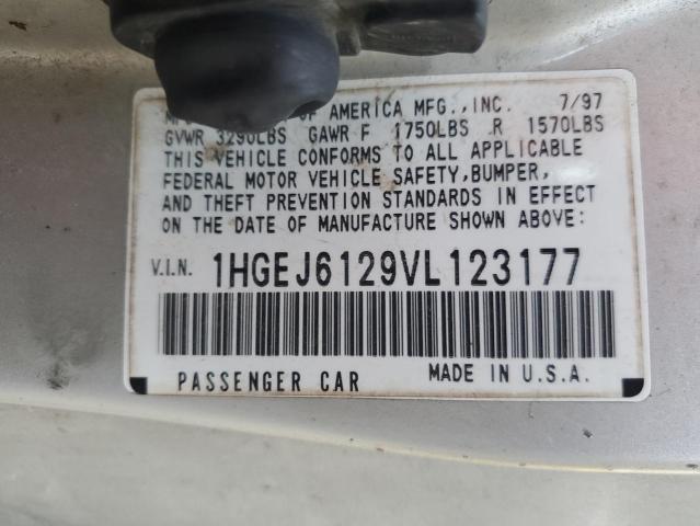 Photo 11 VIN: 1HGEJ6129VL123177 - HONDA CIVIC 