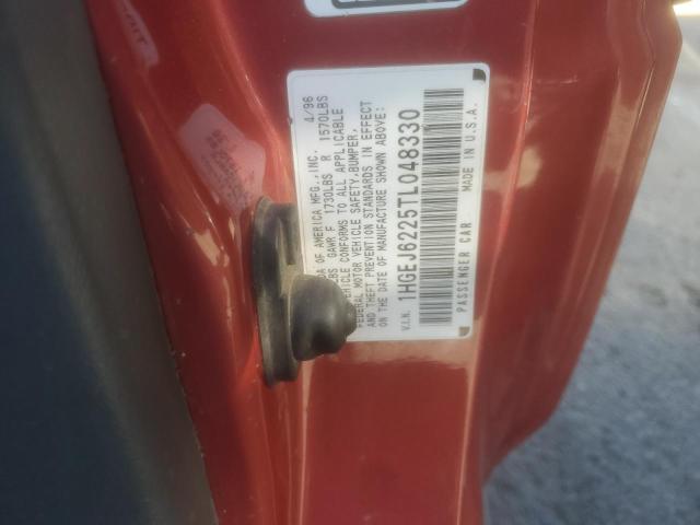 Photo 11 VIN: 1HGEJ6225TL048330 - HONDA CIVIC DX 