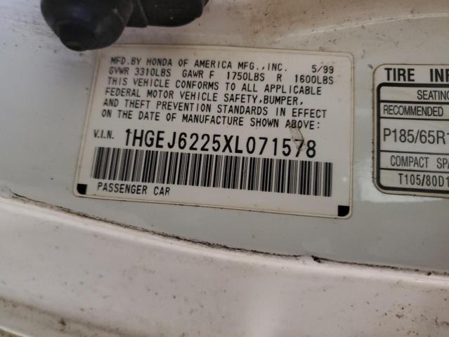 Photo 12 VIN: 1HGEJ6225XL071578 - HONDA CIVIC DX 