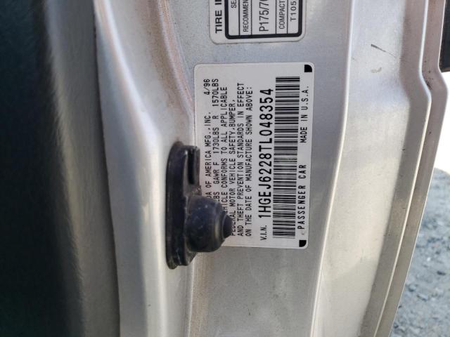 Photo 11 VIN: 1HGEJ6228TL048354 - HONDA CIVIC DX 