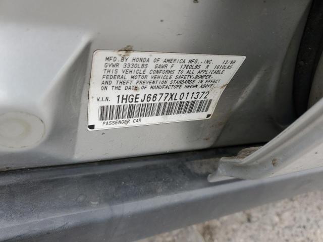 Photo 11 VIN: 1HGEJ6677XL011372 - HONDA CIVIC 