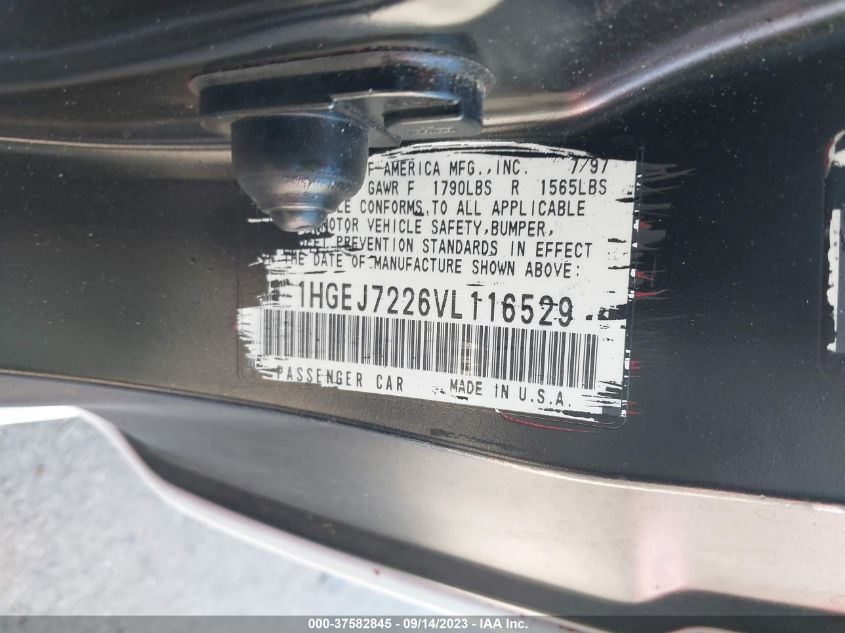 Photo 8 VIN: 1HGEJ7226VL116529 - HONDA CIVIC 