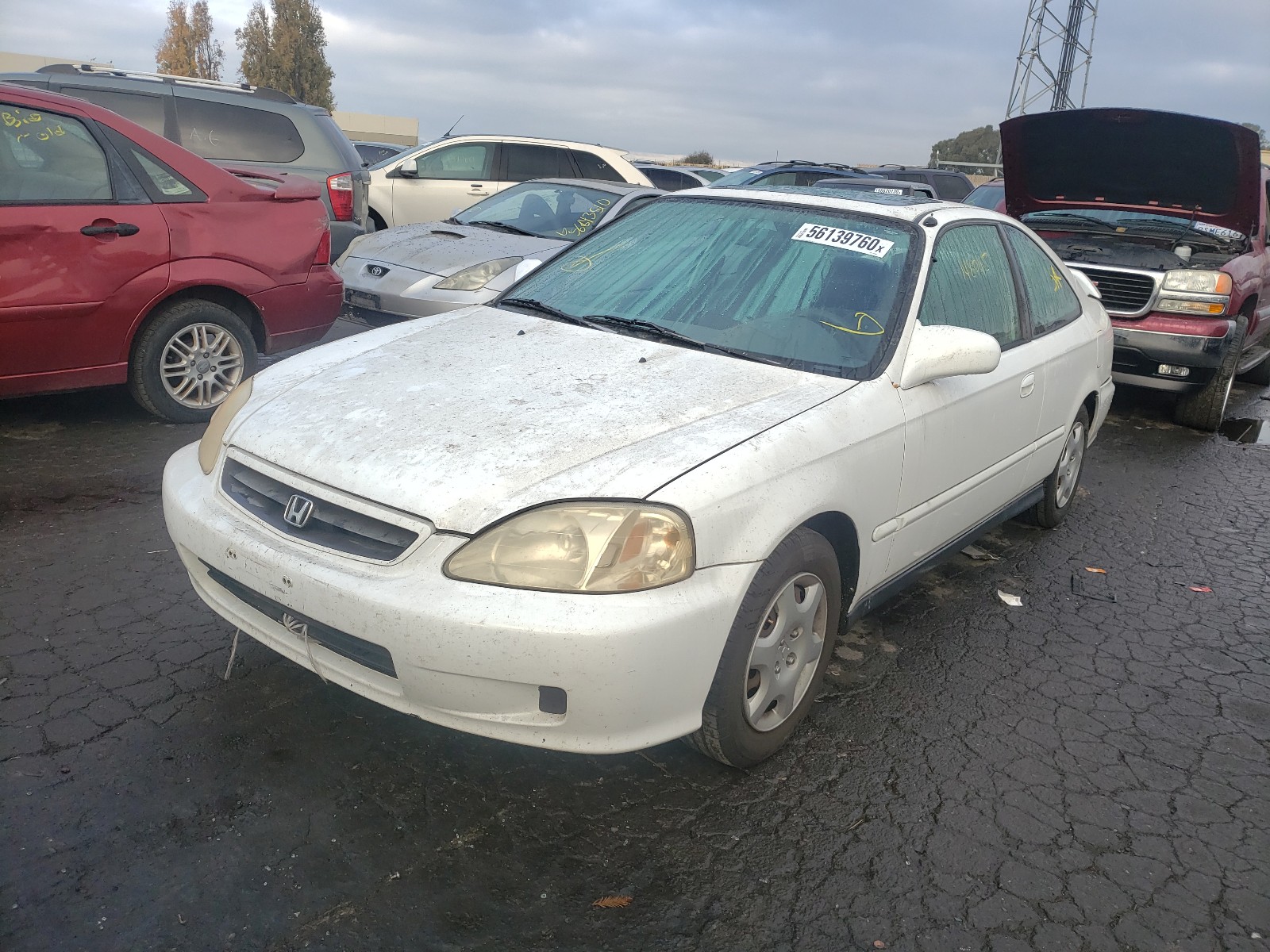 Photo 1 VIN: 1HGEJ8146YL010904 - HONDA CIVIC EX 