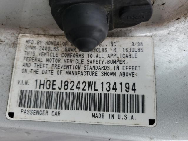 Photo 11 VIN: 1HGEJ8242WL134194 - HONDA CIVIC EX 