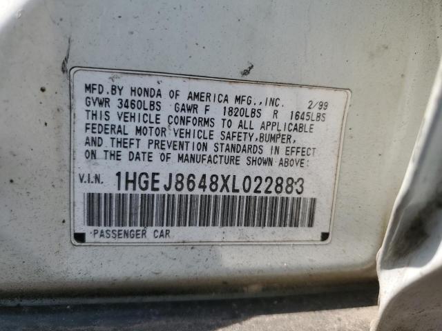 Photo 11 VIN: 1HGEJ8648XL022883 - HONDA CIVIC 