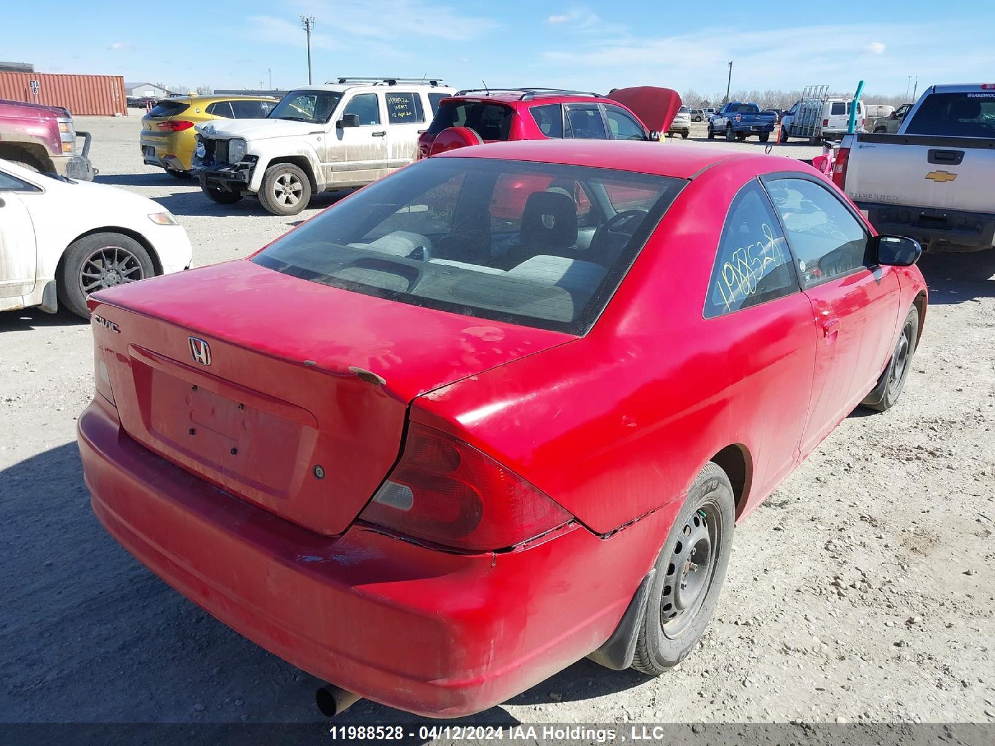 Photo 3 VIN: 1HGEM21582L811516 - HONDA CIVIC 