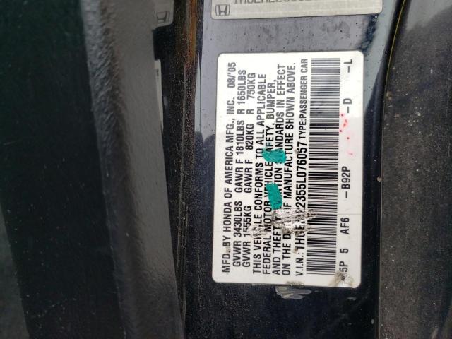 Photo 9 VIN: 1HGEM22355L076057 - HONDA CIVIC DX V 